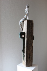 hoch oben_2015_mixed media_40,5 x 11 x 9,5 cm (8)